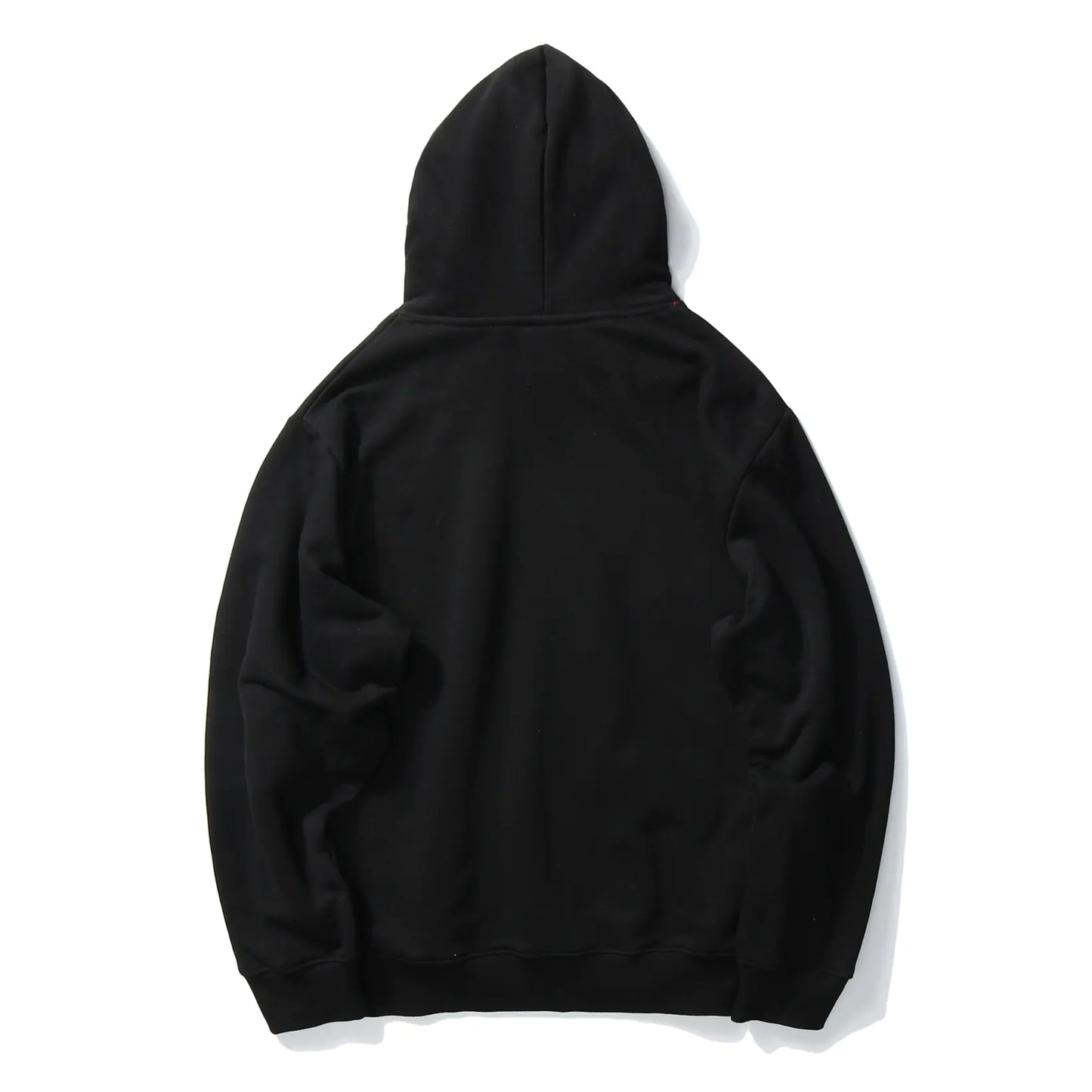 Colorful Fleece Hooded Sweatshirt with Mushroom Print