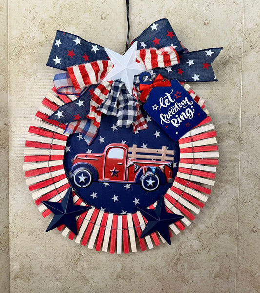 Americana Wreath - Let Freedom Ring
